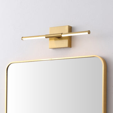 Makena Modern Minimalist Dimmable Integrated LED Metal Wall Sconce